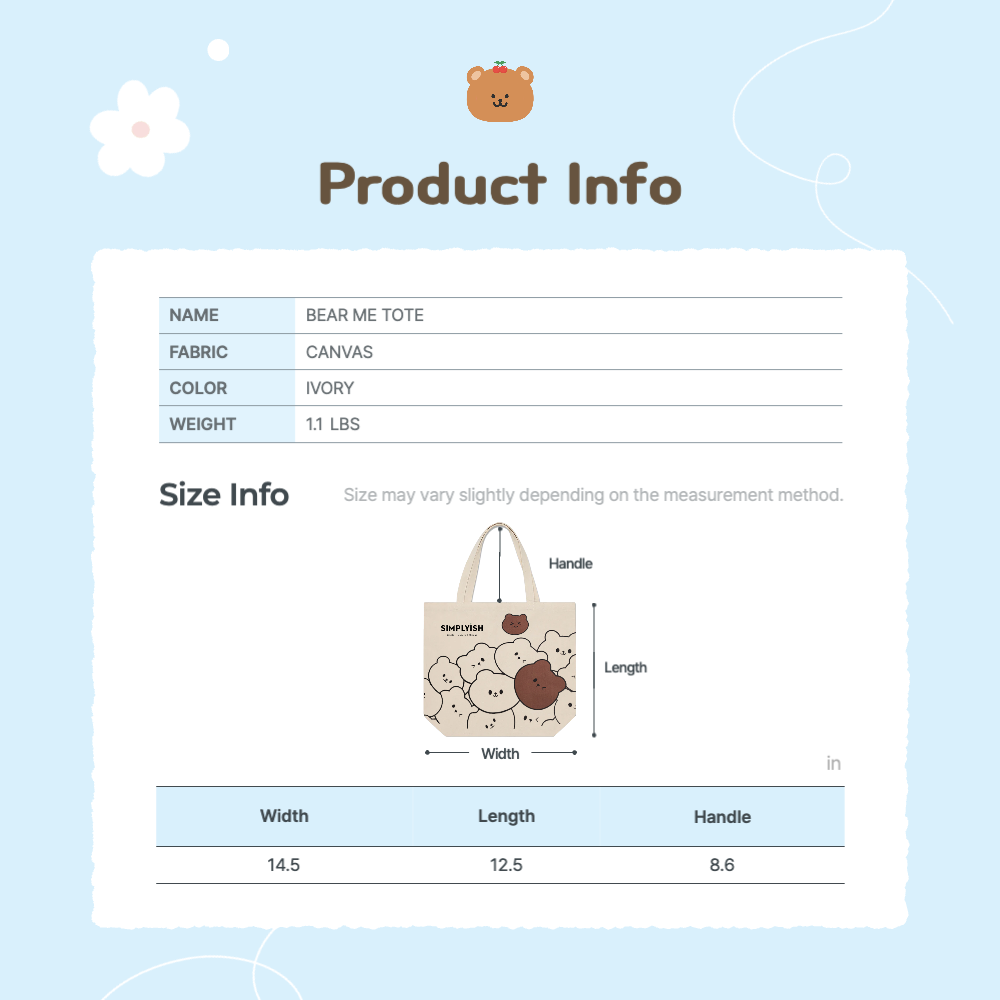 Bear Me Tote